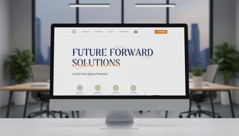 Website Elementor Pro com fontes personalizadas e ícones SVG