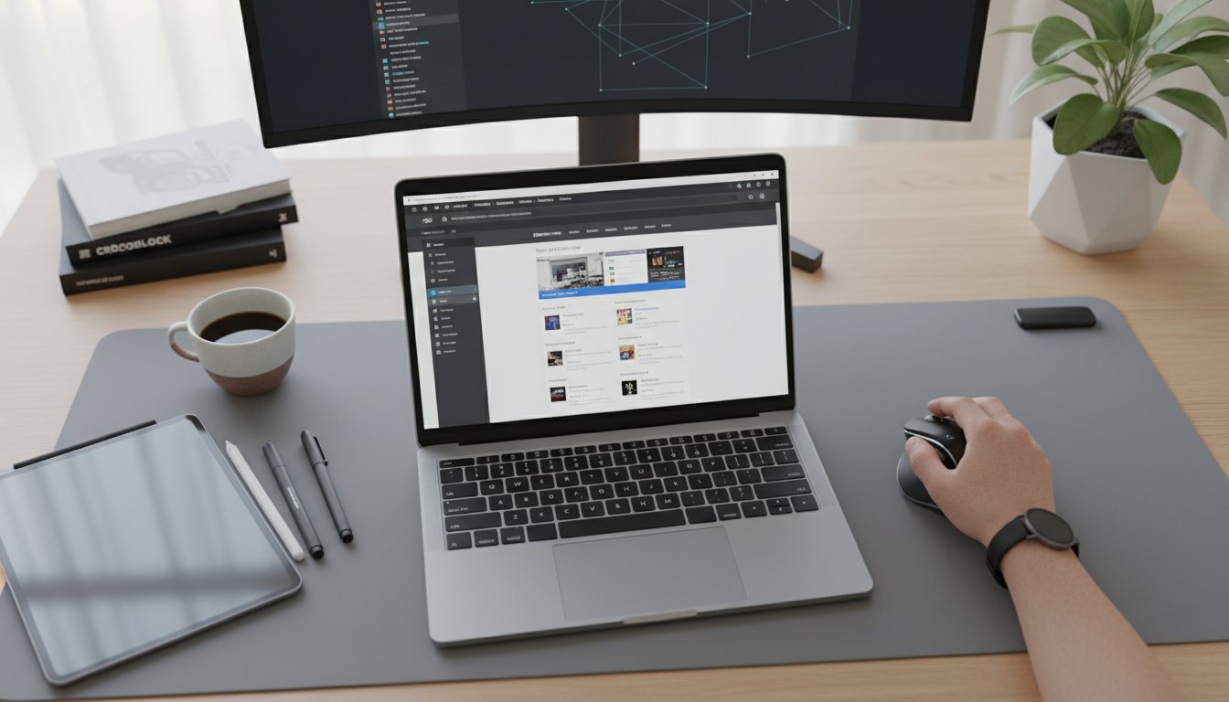 Tela do Elementor com Crocoblock Básico para página de arquivo customizada