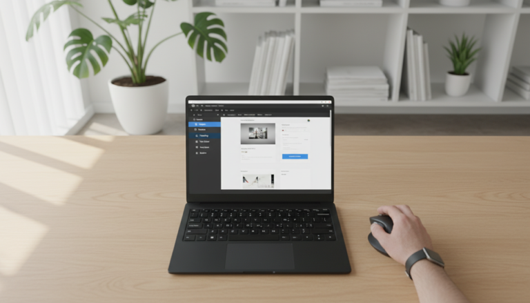Interface do Elementor Pro Básico para criação de sites profissionais