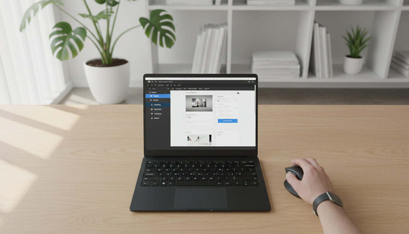 Interface do Elementor Pro Básico para criação de sites profissionais