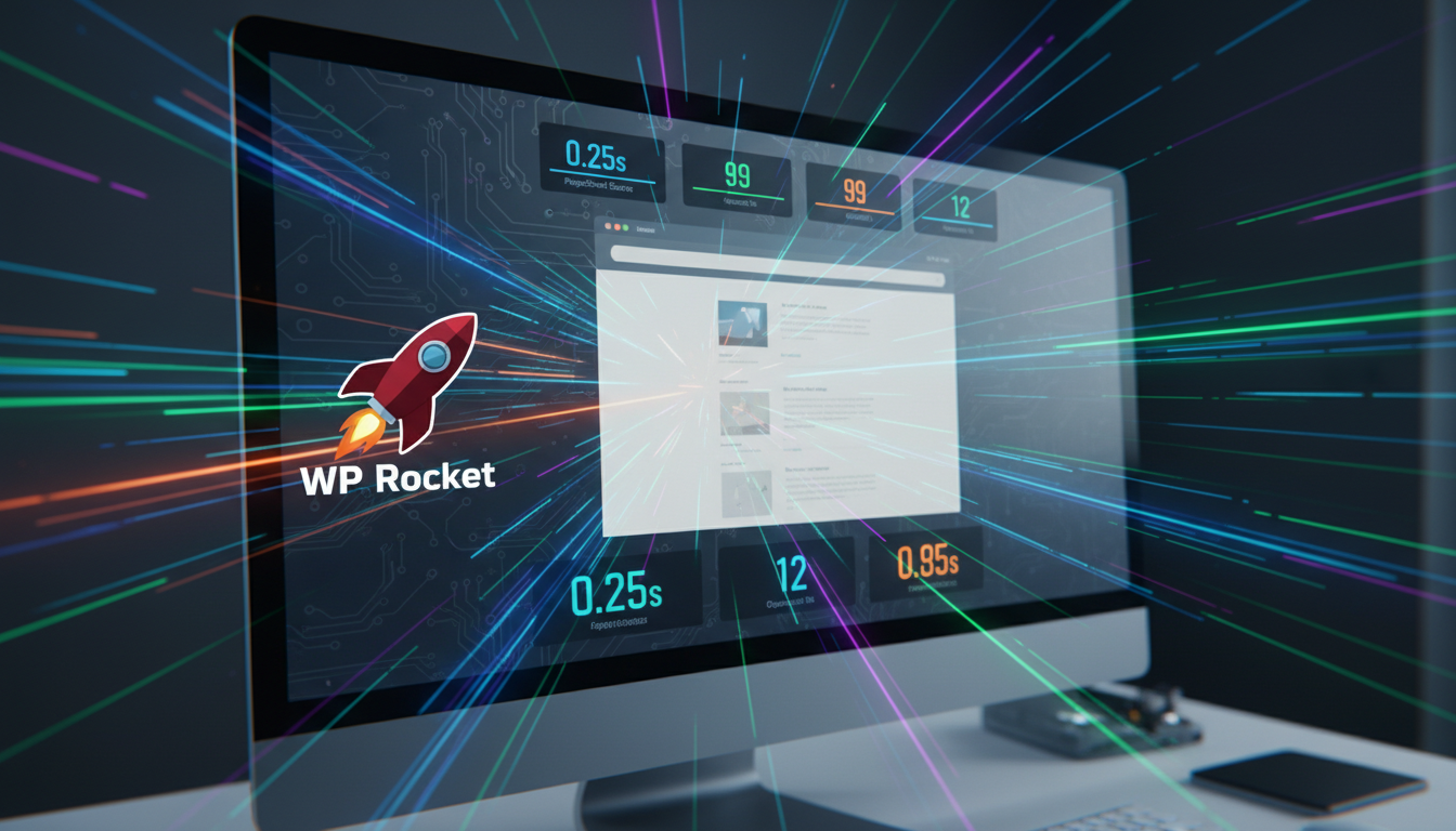 Site rápido Lazy Load WP Rocket, otimização de velocidade, carregamento de imagens e vídeos, performance web, SEO